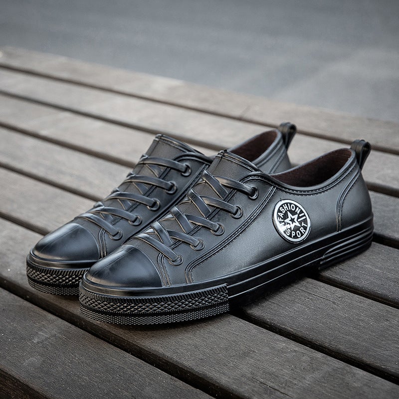 Work Car Wash Soft Bottom Low-Top Adult Women'S Waterproof Shoes Women'S Rain Shoes Women'S Rain Boots Shallow Mouth Outwear Korean Style Rain Shoes Women - Image 2